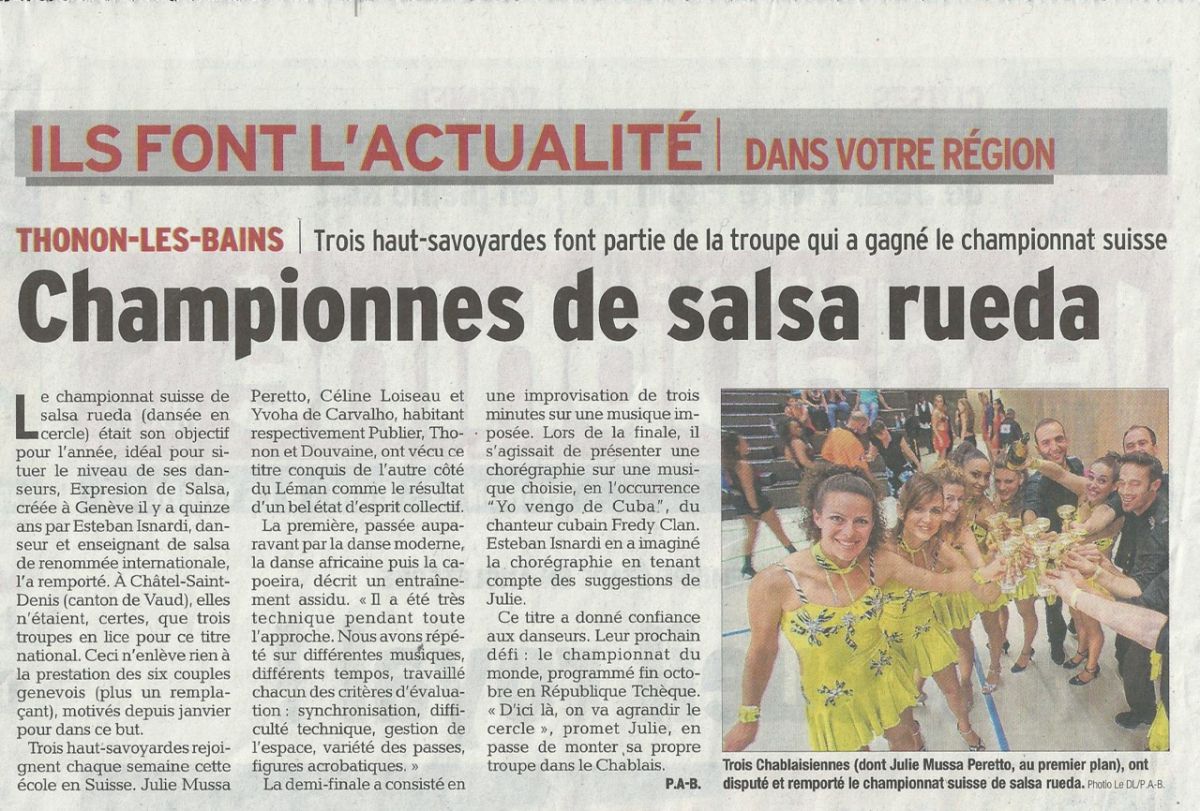 Le Dauphiné Libéré (France) - juillet 2014