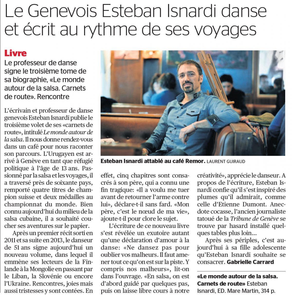 Tribune de Genève - septembre 2015