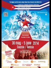 Affiche du Cuban All Star a Sousse (Tunisie)