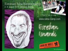 Affiche du Salsa Summer Camp de Lahmuse (Estonie)