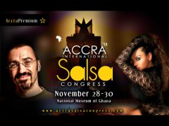 Affiche du Salsa Congress d'Accra (Ghana)