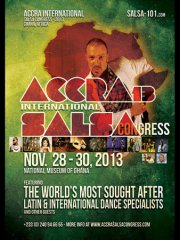 Affiche du Salsa Congress d'Accra (Ghana)
