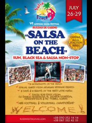 Affiche du festival Salsa on the Beach (Odessa, Ukraine)