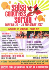 Affiche du congrès de Belgrade (Serbie)