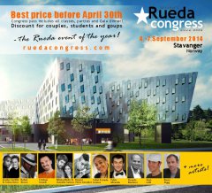 Affiche du Rueda Congress de Stavanger (Norvège)