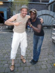 Avec Claudio Pacheco, invités à enseigner au Festival cubAires à Stuttgart (Allemagne)