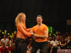 Finaliste au Championnat suisse de Salsa, Baden 2003