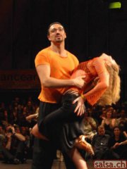 Finaliste au Championnat suisse de Salsa, Baden 2003