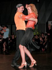 Finaliste au Championnat suisse de Salsa, Baden 2003