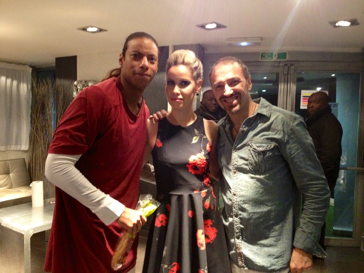 With Wilmer and Maria in Lyon