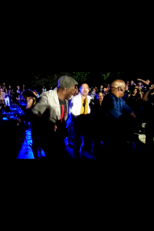 Dancing on stage with Elito Revé in Bulgaria (2015)